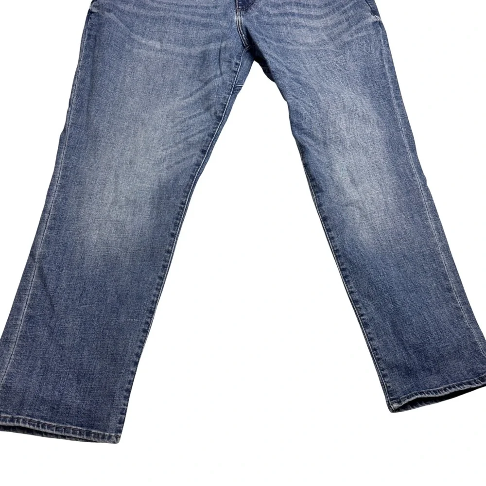 Lee Mens Extreme Motion MVP Straight Tapered Leg Jeans 40x30 Blue Stretch Denim